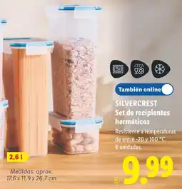 Lidl Silvercrest set de recipientes herméticos oferta
