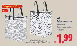 Lidl W5 Bolsa universal oferta