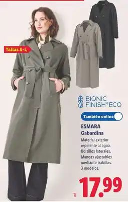 Lidl Esmara gabardina oferta