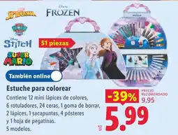 Lidl Estuche para colorear oferta