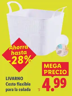 Lidl Livarno cesto flexible para la colada oferta