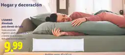 Lidl LIVARNO Almohada para dormir de lado oferta