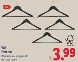 Lidl W5 Perchas oferta