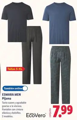 Lidl Esmara Men Pijama oferta
