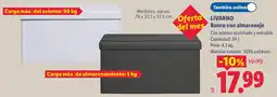 Lidl Livarno banco con almacenaje oferta