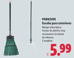 Lidl Parkside escoba para exteriores oferta