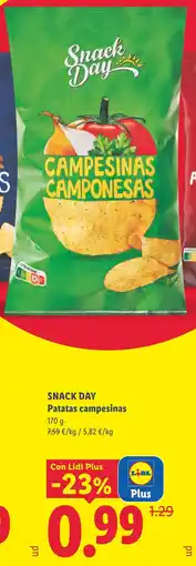 Lidl Snack Day patatas campesinas oferta