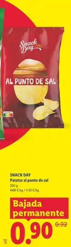 Lidl Snack Day Patatas al punto de sal oferta