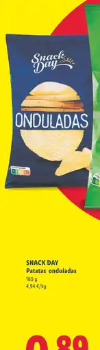 Lidl Snack Day patatas onduladas oferta