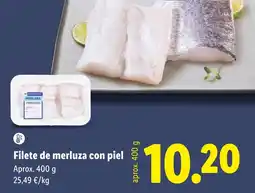Lidl Filete de merluza con piel oferta