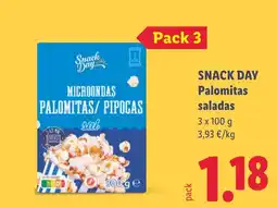 Lidl Snack Day palomitas/ piopocas sal oferta