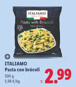 Lidl Italiamo pasta con brócoli oferta