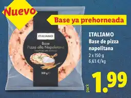 Lidl Italiamo base de pizza napolitana oferta