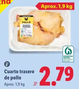 Lidl Pollo cuarto trasero oferta