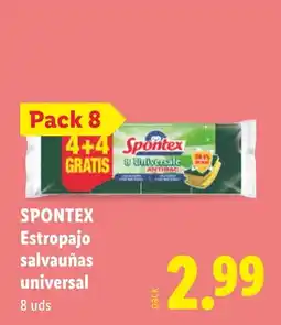 Lidl Spontex estropajo salvaunias universal oferta