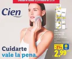 Lidl Cien Contorno de ojos antiarrugas Q10 oferta