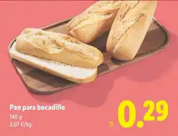 Lidl Pan para bocadillo oferta