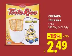 Lidl Cuétara Tosta Rica oferta