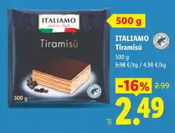 Lidl Italiamo Tiramisú oferta