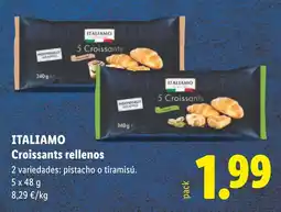Lidl Italiamo croissants rellenos oferta