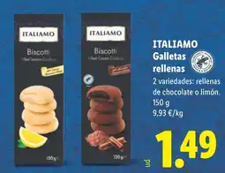 Lidl Italiamo galletas rellenas oferta