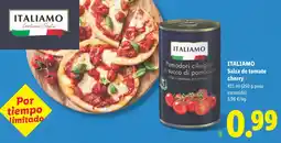 Lidl Italiamo salsa de tomate cherry oferta