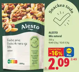 Lidl Alesto Mix natural oferta