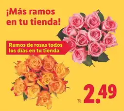 Lidl Ramos de rosas oferta