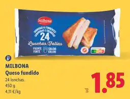 Lidl Milbona queso fundido oferta