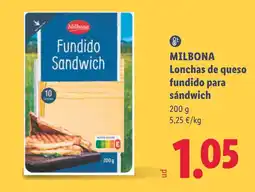 Lidl Milbona fundido sandwich oferta