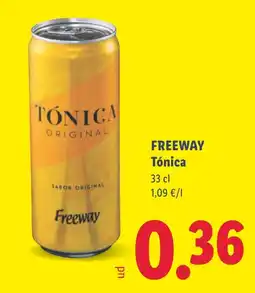Lidl Freeway Tónica oferta