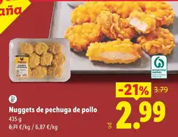Lidl Pollo nuggets de pechuga de pollo oferta