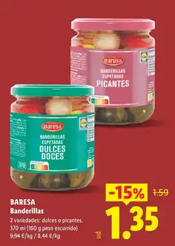 Lidl Baresa banderillas oferta