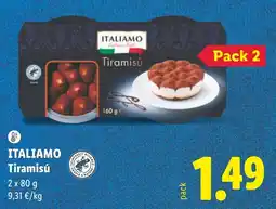 Lidl Italiamo Tiramisú oferta