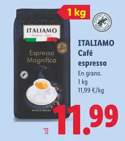 Lidl Italiamo café espresso oferta