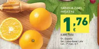HiperDino Naranja Zumo 2kg oferta