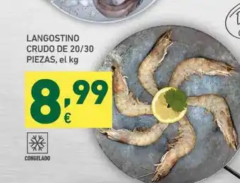 HiperDino Langostino Curdo De 20/30 Piezas oferta