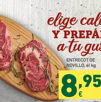 HiperDino Entrecot De Novillo oferta