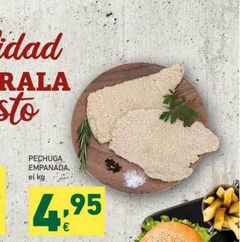 HiperDino Pechuga Empanada oferta