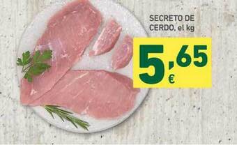 HiperDino Secreto De Cerdo oferta