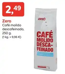 Suma Supermercados Zero café molido descafeinado oferta