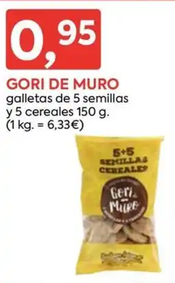 Suma Supermercados Gori de Muro galletas de 5 semillas y 5 cereales oferta