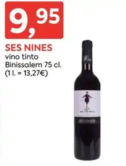 Suma Supermercados Ses Nines vino tinto oferta