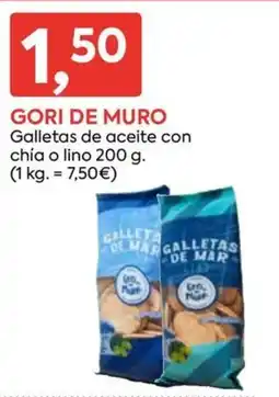 Suma Supermercados Gori de Muro galletas de aceite con chía o lino oferta