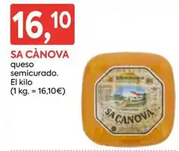 Suma Supermercados Sa Canova queso semicurado oferta