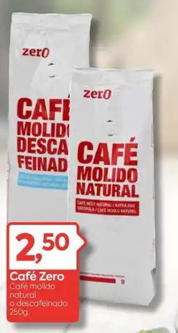 Suma Supermercados Café Zero café molido natural o descafeinado oferta