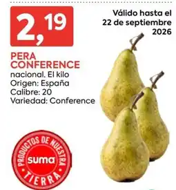 Suma Supermercados Suma pera conference oferta