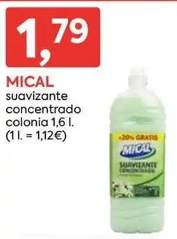 Suma Supermercados Mical suavizante concentrado oferta