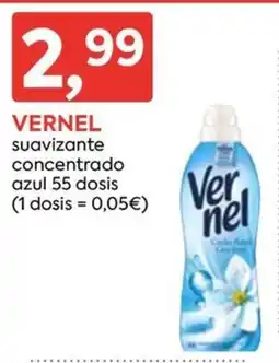 Suma Supermercados Vernel suavizante concentrado azul oferta