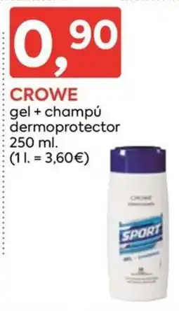 Suma Supermercados Crowe gel + champú dermoprotector oferta